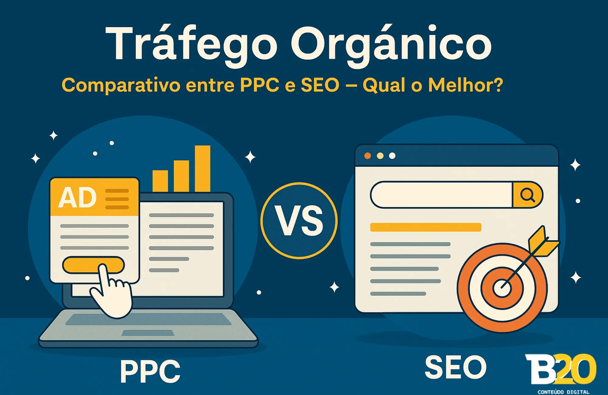 PPC ou SEO: qual o melhor para tráfego orgânico em 2025?