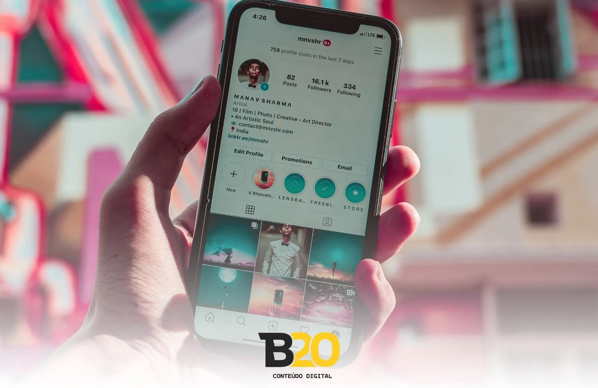 Qual o papel da biography Instagram para o marketing digital?